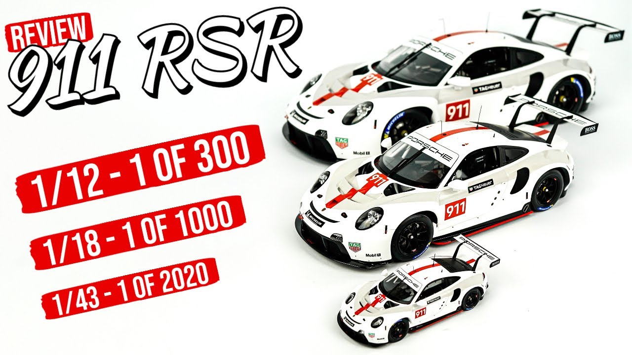 THE NEW 2020 PORSCHE 911 RSR MODEL CARS IN 1/12, 1/18 & 1/43 SCALE! Miniature cars made by Spark