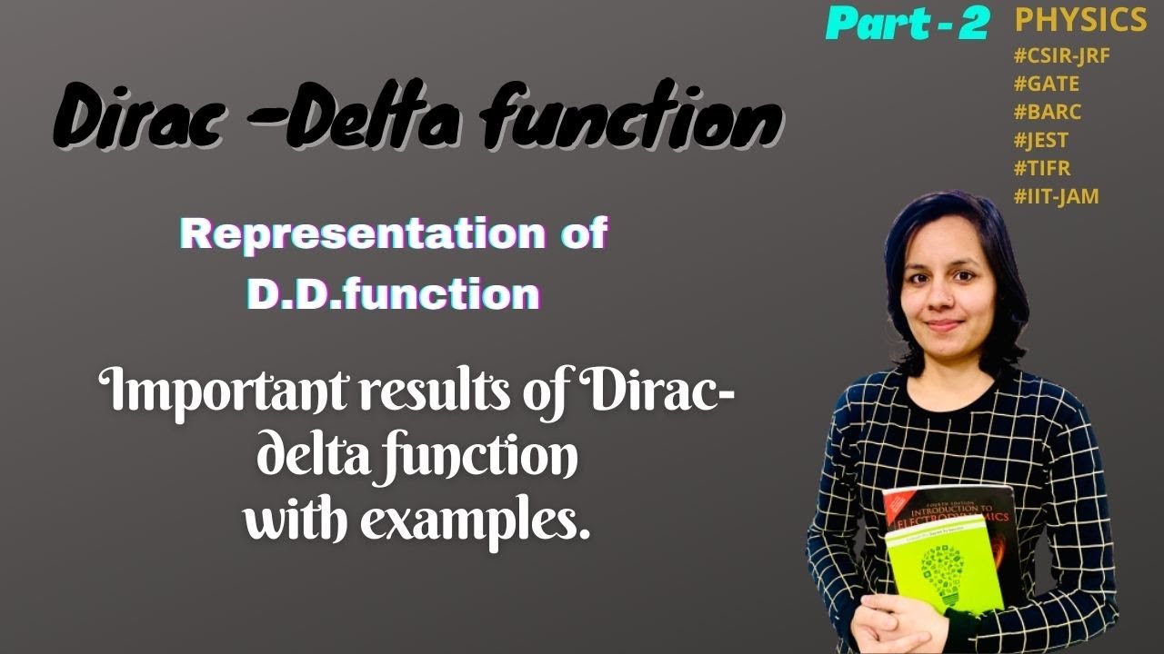 Dirac - delta function part- 2 | Important results of dirac delta function | Mathematical physics