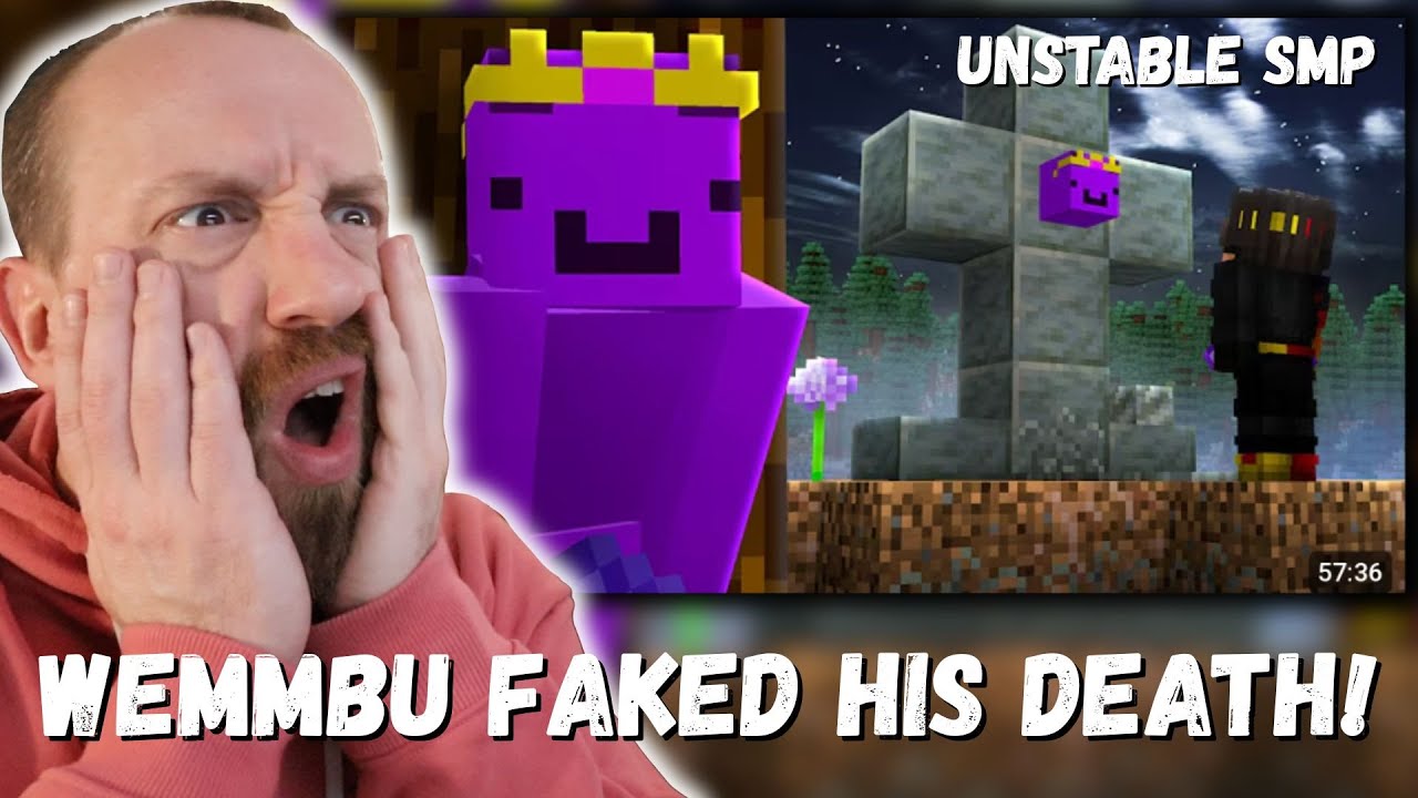 WEMMBU FAKED HIS DEATH! Wemmbu I Faked My Death on a Hardcore Minecraft SMP (UNSTABLE SMP REACTION!)