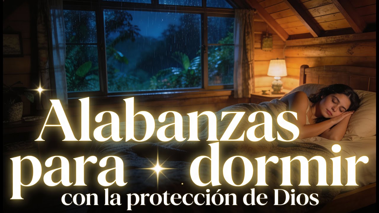 🌙✨ Alabanzas para Dormir con la Protección de Dios | Música para llenar tu corazón de Paz ✨🙏