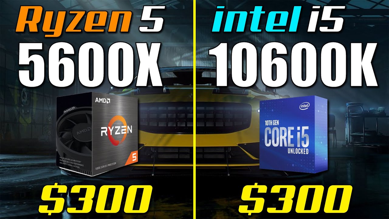 Ryzen 5 5600X vs. i5-10600K | Test in 10 Games
