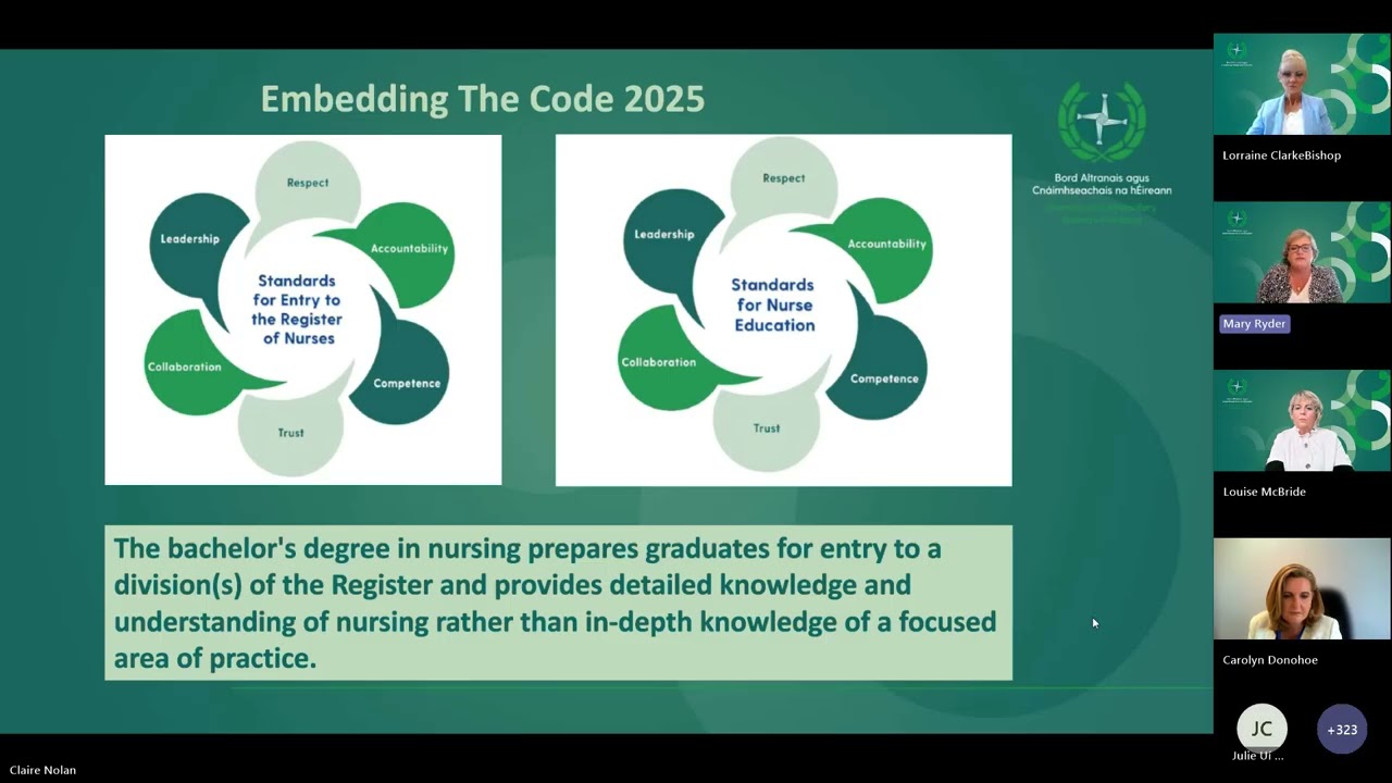 Launch of Registered Nurse Programmes Standards