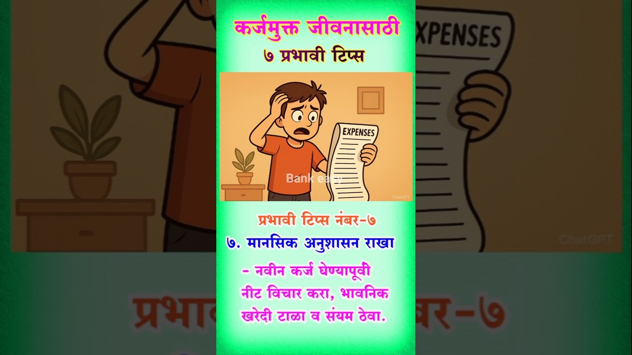 7 Effective Tips to Reduce Debt |कर्जमुक्त जीवनासाठी ७ प्रभावी टिप्स