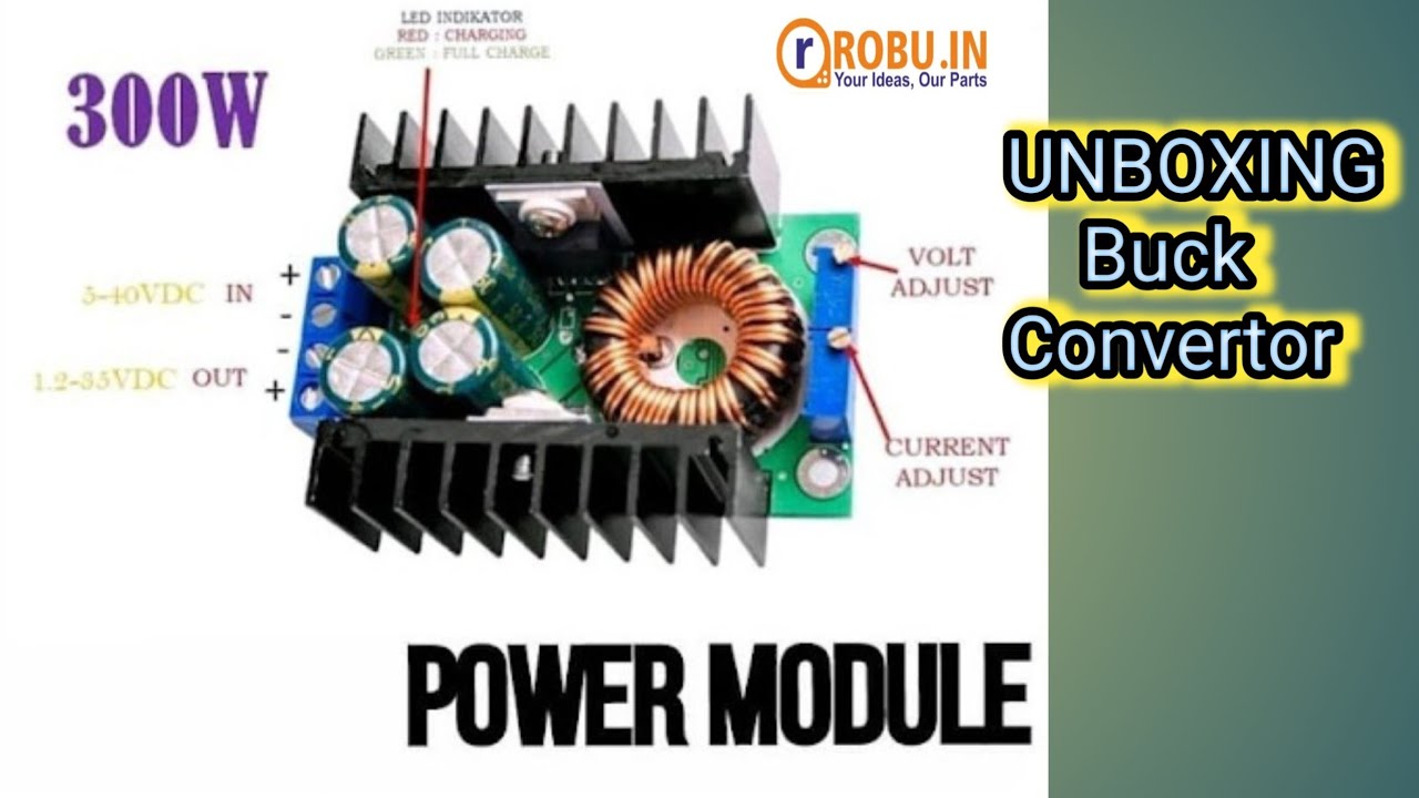 Unboxing Buck Convertor For Variable Power Supply #buckconverter #potentiometer 