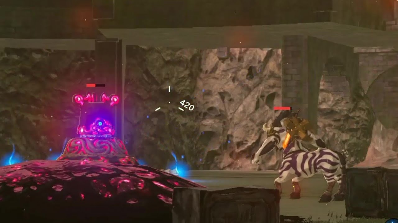 【ブレワイ(BotW)】依頼を受けて、ガーディアンｖｓライネルを観戦してみた【ドリカラ】