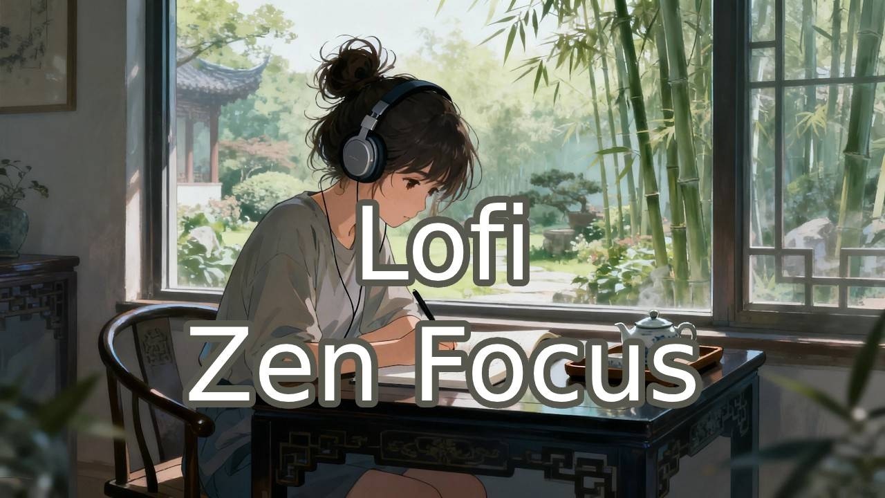 1 Hour Lofi Chill Playlist – Tea Rain & Calm Vibes 432hz