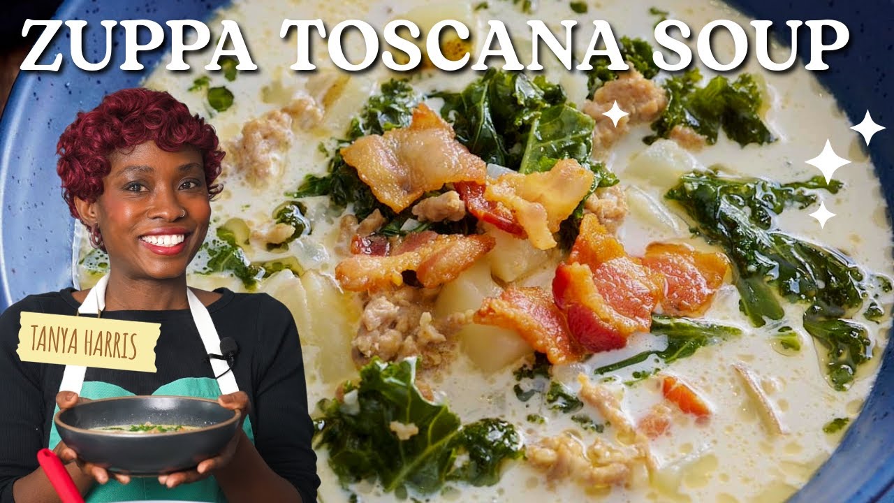 Zupa Toscana (рецепт-копия) | Простой и сытный итальянский суп с колбасками