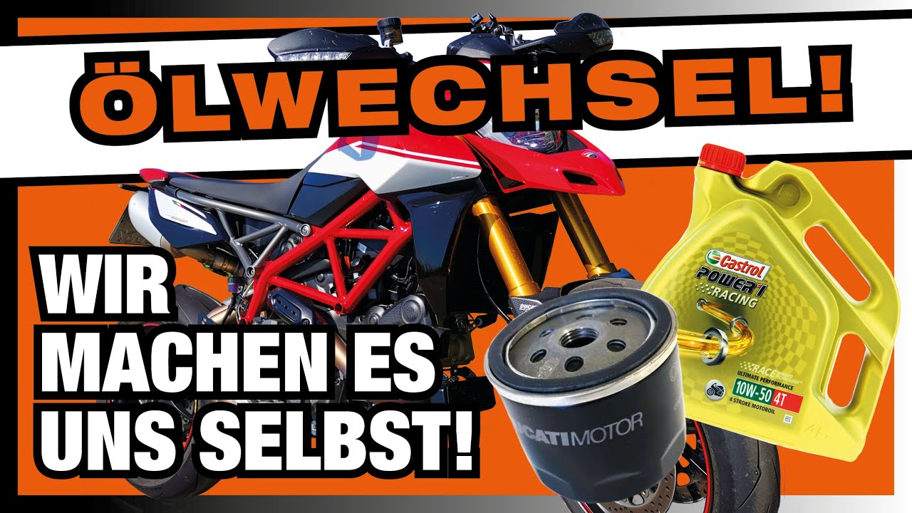Ölwechsel Ducati Hypermotard 950 SP! Wir machen es uns selbst 💦