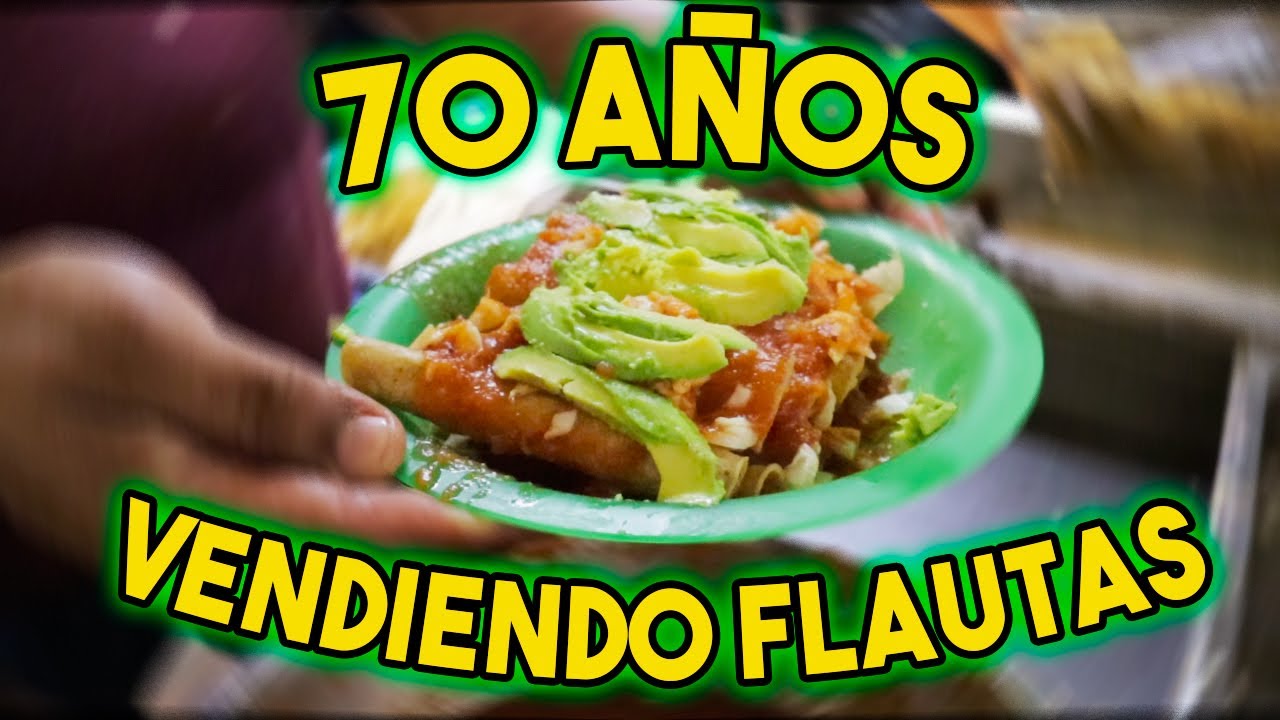 LAS FLAUTAS de 70 AÑOS y son 24 HORAS en la CHINESCA el mejor sabor