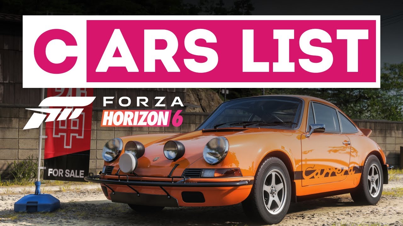 Forza Horizon 6 Cars List | Cars Found So Far | FH6 Leaks & Rumors