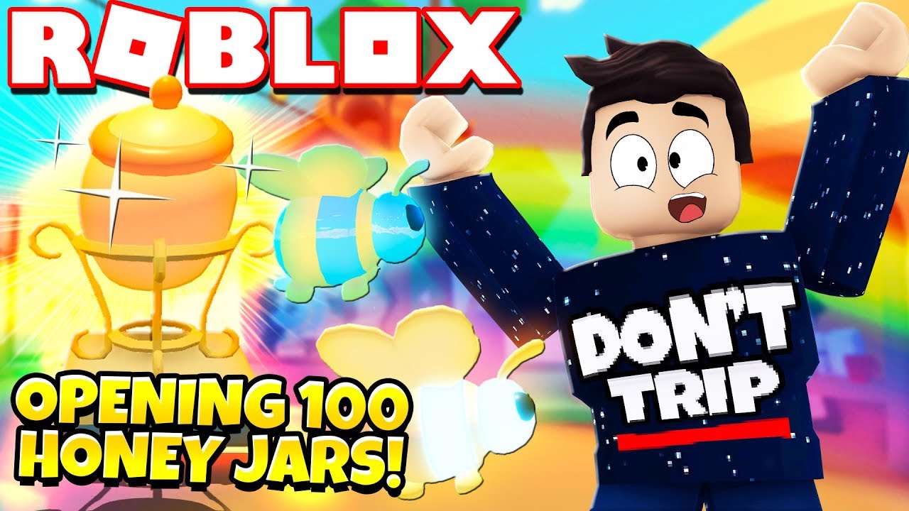 I OPENED 100 HONEY JARS in Adopt Me! NEW Adopt Me Bee Update (Roblox)