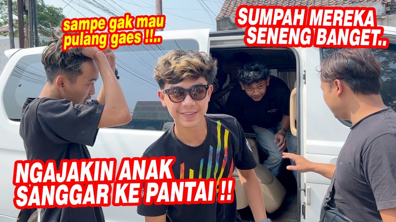 PERTAMA KALI KE PANTAI BARENG ANAK SANGGAR !! Ternyata seru banget gaes