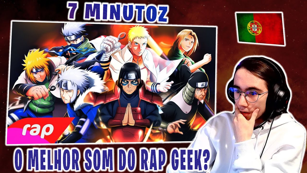 Português 🇵🇹🇧🇷 reage a Rap dos Hokages (Naruto) - A VONTADE DO FOGO | NERD HITS  -  REACT