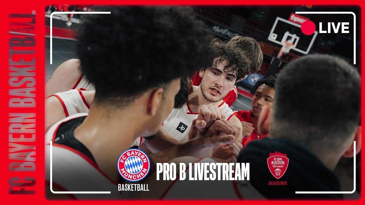 ProB Livestream: FCBB II vs. Würzburg Baskets Akademie