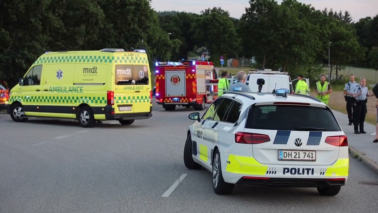 Voldsomt Solo Færdselsuheld Silkeborg 29-06-2022