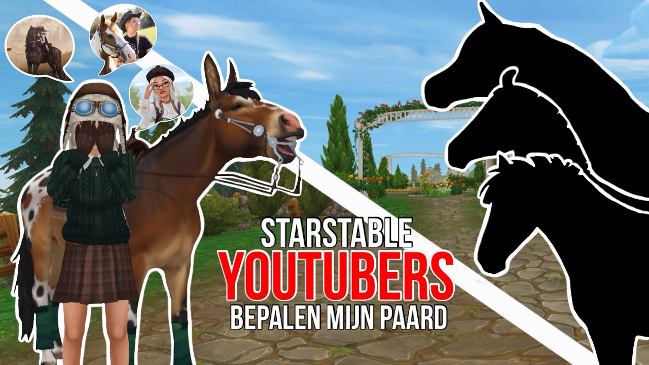 STARSTABLE YOUTUBERS BEPALEN MIJN PAARD?! ||starstableonline||