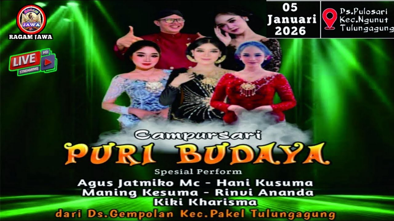 #Live CAMPURSARI  PURI BUDAYA / Ds Pulosari Kec Ngunut Kab Tulungagung