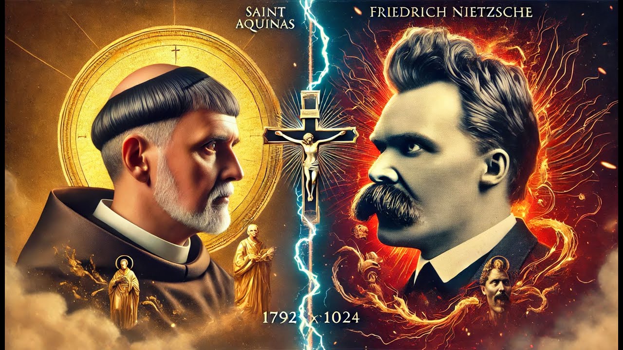 DEUS EXISTE? Ou NÃO? NIETZSCHE x São TOMÁS de AQUINO Debate