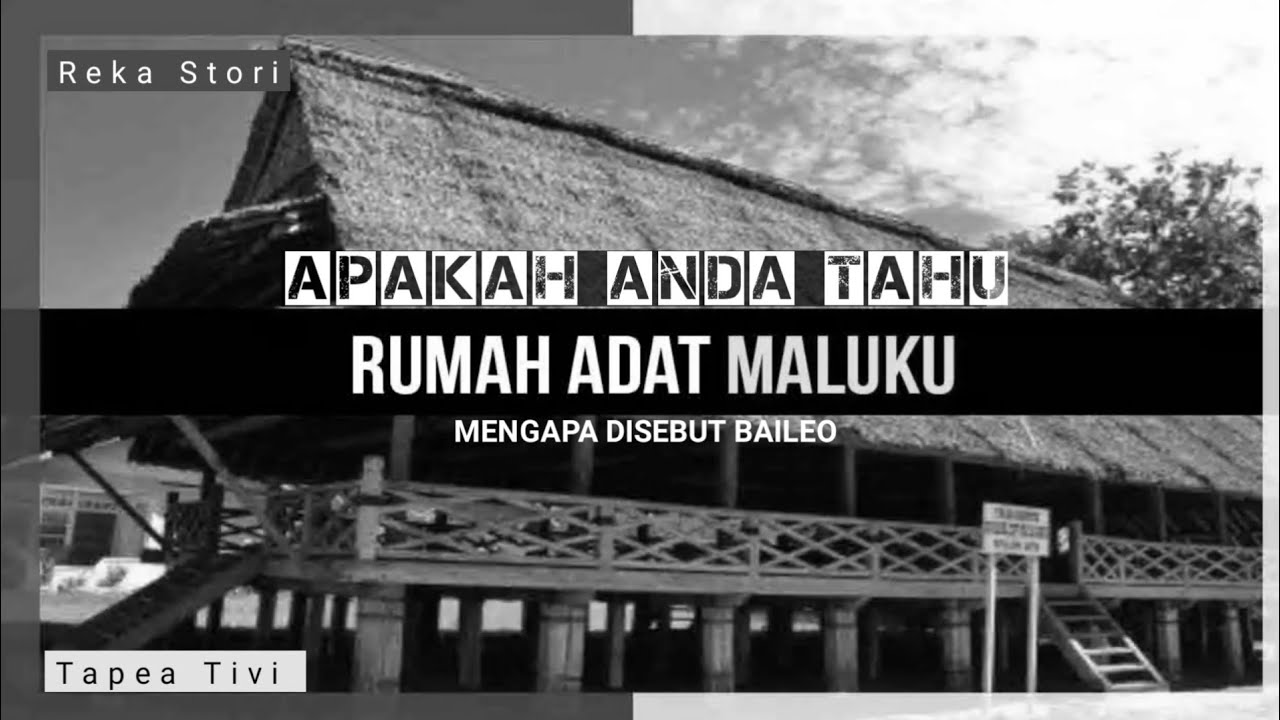 MEMAHAMI KEBENARAN KATA RUMAH ADAT MALUKU DISEBUT DENGAN NAMA BAILEO #tapeativi