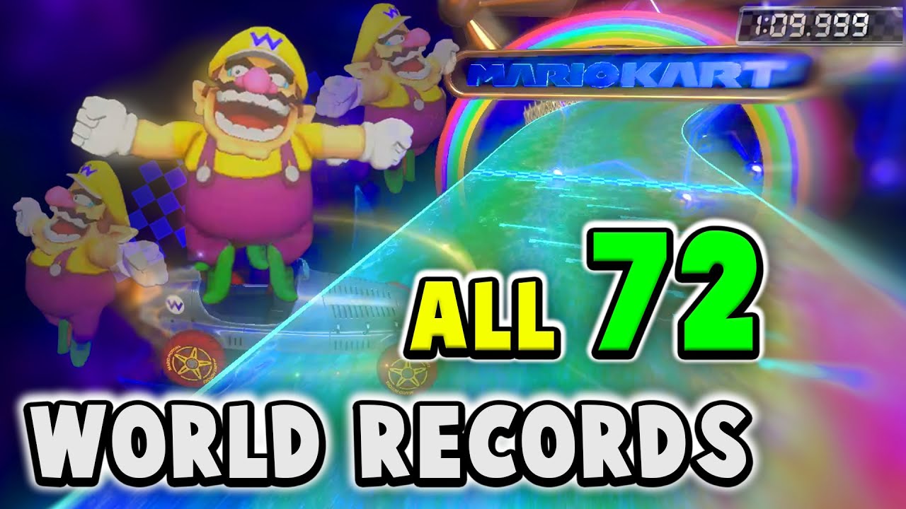 Reacting to Every Mario Kart 8 Deluxe 200cc World Record