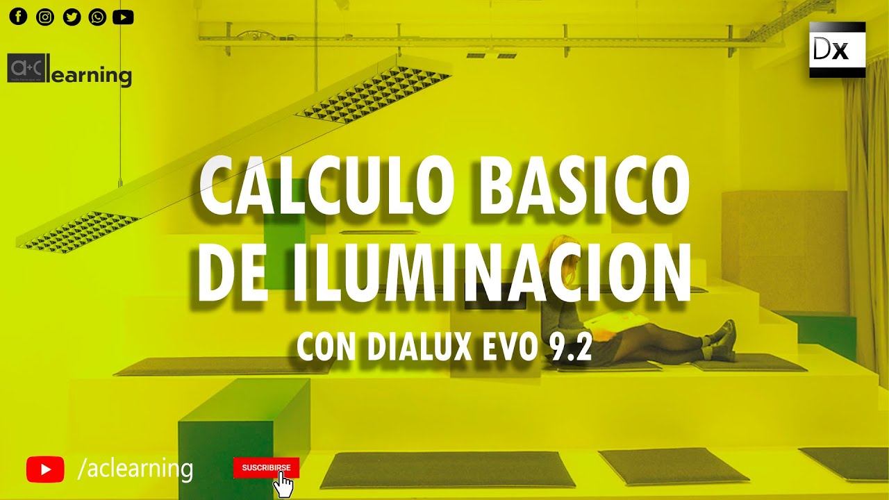 Calculo de iluminación básico con Dialux