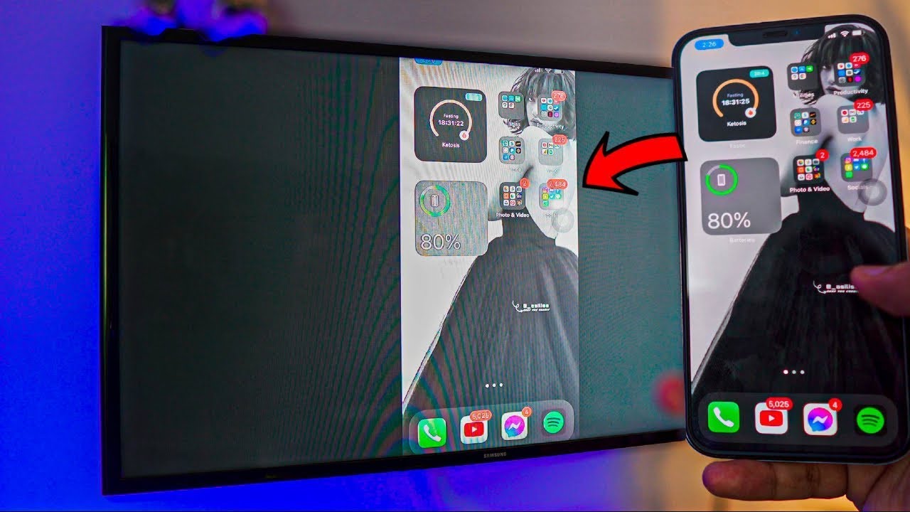 Как зеркально отобразить экран и поделиться им с iPhone на Smart TV [2026]