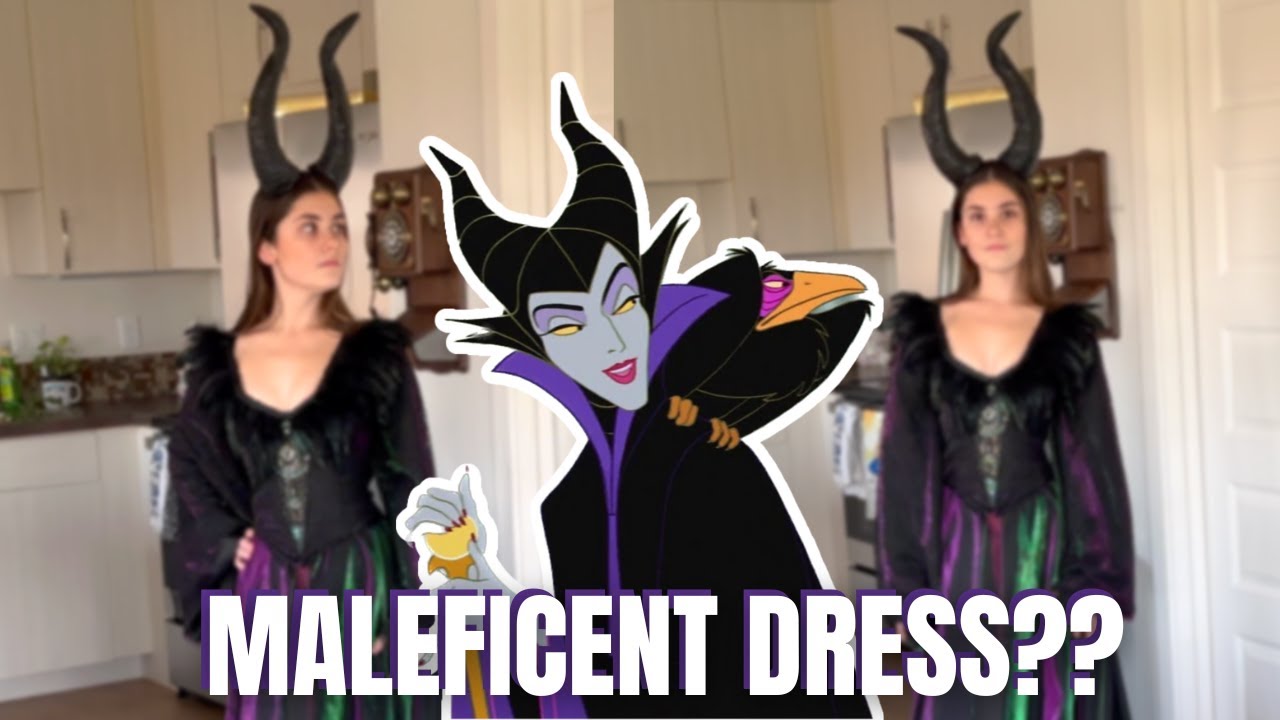 I Made a Maleficent Inspired Dress! | Disney Villain Costume Cosplay DIY