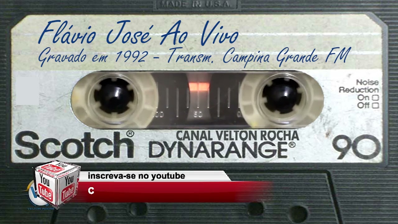 Flávio José Ao Vivo Gravado em 1992 Transmissão Campina Grande FM