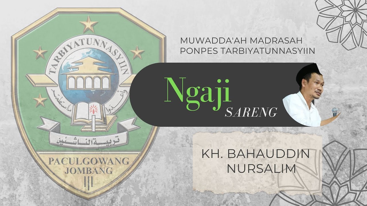 NGAJI SARENG KH. BAHAUDDIN NURSALIM ( GUS BAHA ) di PACULGOWANG