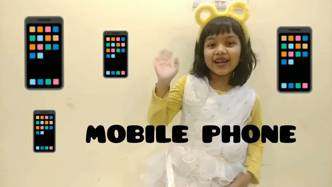 show and tell activity for kids, mobile phone, 10lines on mobile phone
