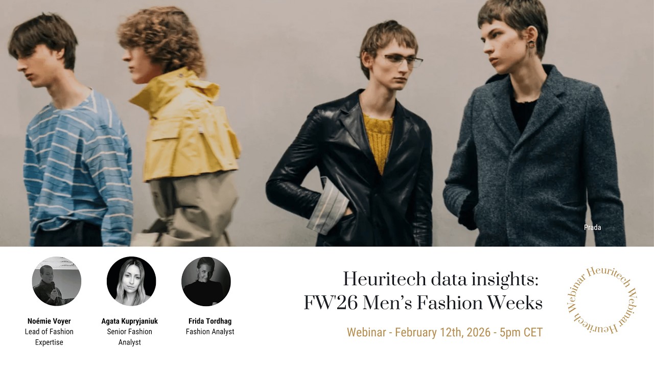 Heuritech's FW26 Men's Fashion Week Webinar