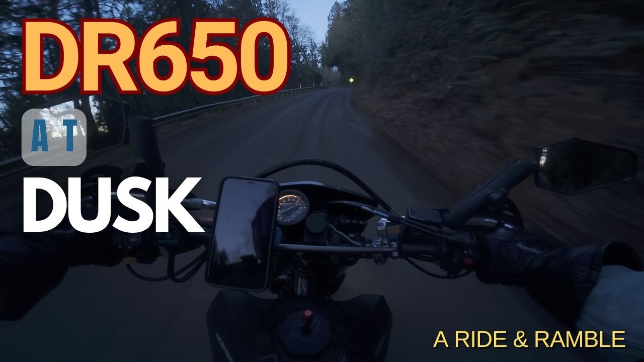Chasing Shadows on a DR650