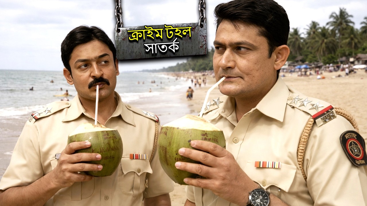 সৈকতে দুজন পুলিশ অপরাধীর উপর নজর রাখছিল। |CRIME PATROL SATARK |Bengali Crime Serial 2026