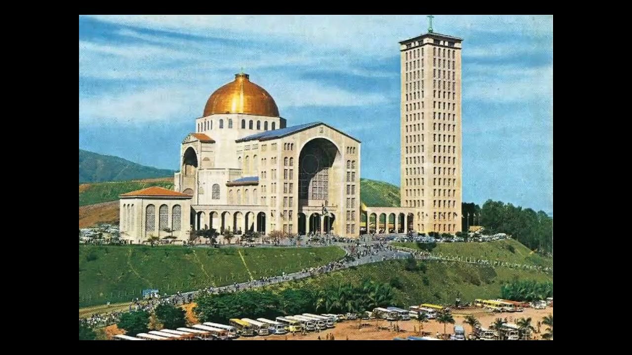 construção da basilica de Aparecida