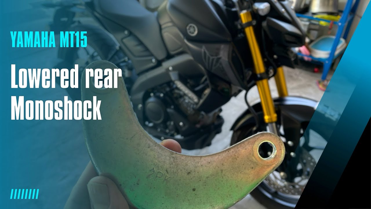 MT15 - Rendahkan monoshock belakang