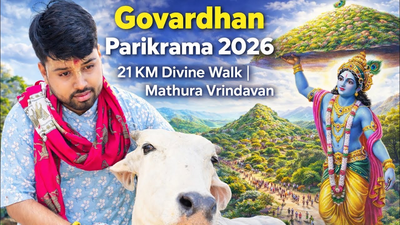 Govardhan Parikrama 2026 | 21 KM Divine Walk | Mathura Vrindavan | Complete Darshan Guide
