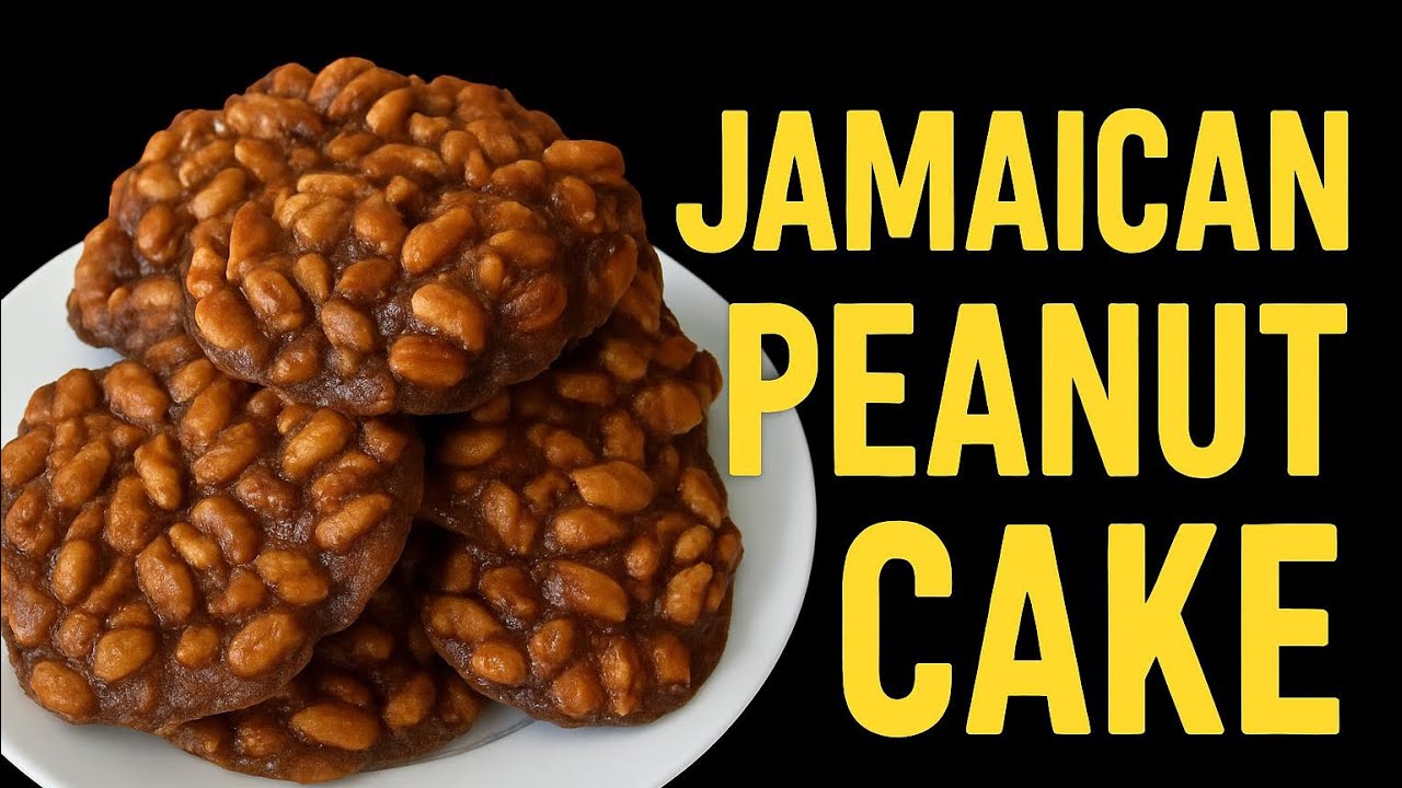How to Make Jamaican Peanut Cake (Peanut Drops) | Easy Authentic Recipe
