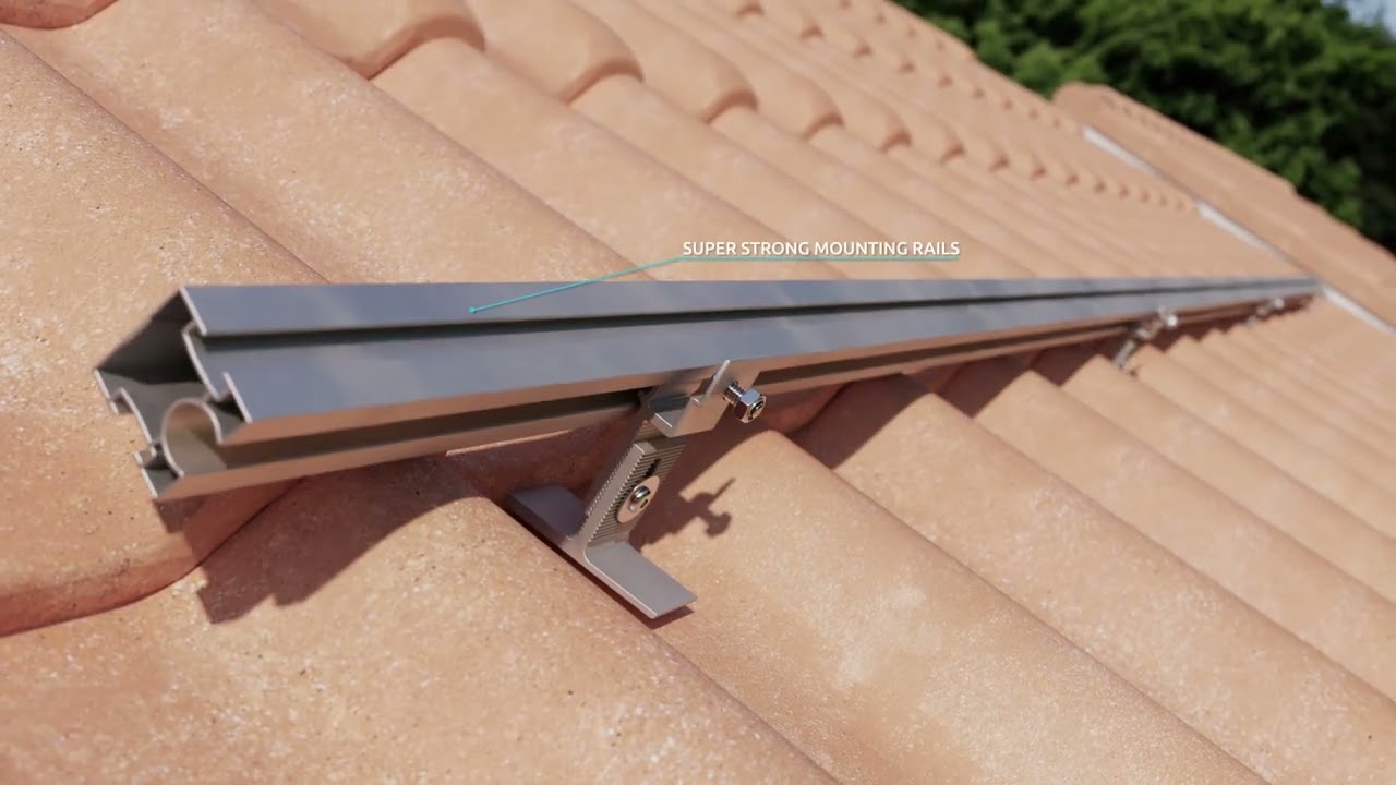 Blubase - Roboost Tiled Roofs | Mounting system for pitched roofs