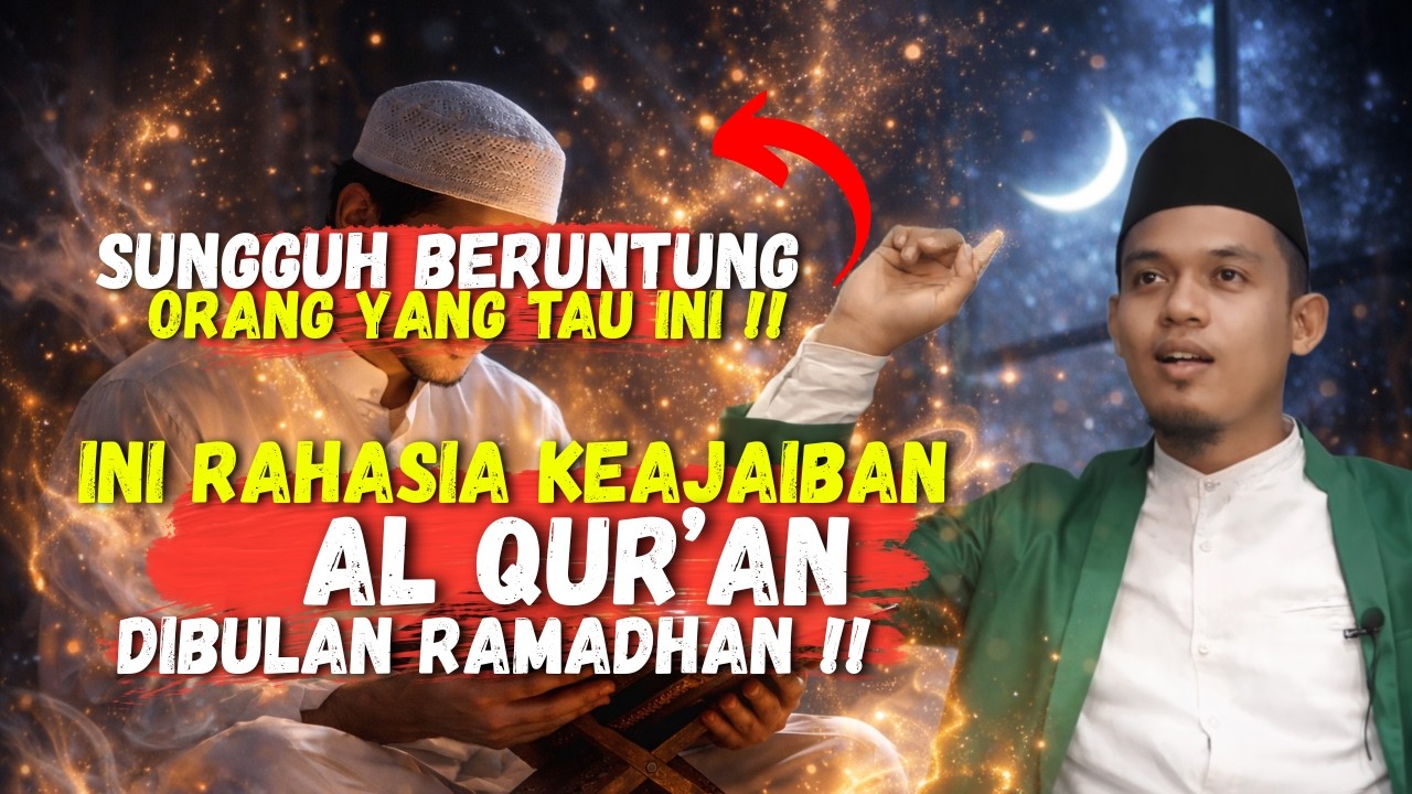 BERUNTUNG‼️INILAH KEAJAIBAN AL QUR'AN DIBULAN RAMADHAN - BUYA ARRAZY HASYIM