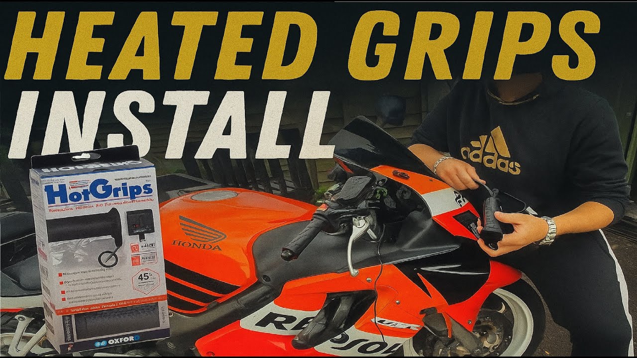 How To Install Heated Grips on Your Bike - Honda CBR -