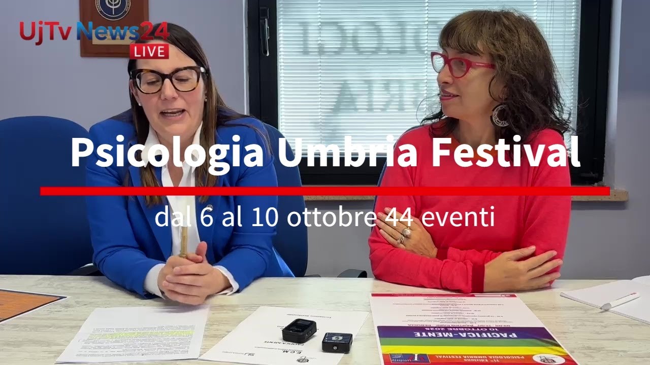 Psicologia Umbria Festival, dal 6 al 10 ottobre 44 eventi