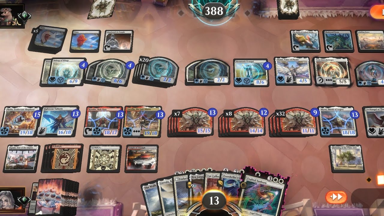 Ep882: Stupid! CorrieaBorosTokens deck vs white healing/angel deck. Platinum ranked Historic MTGA