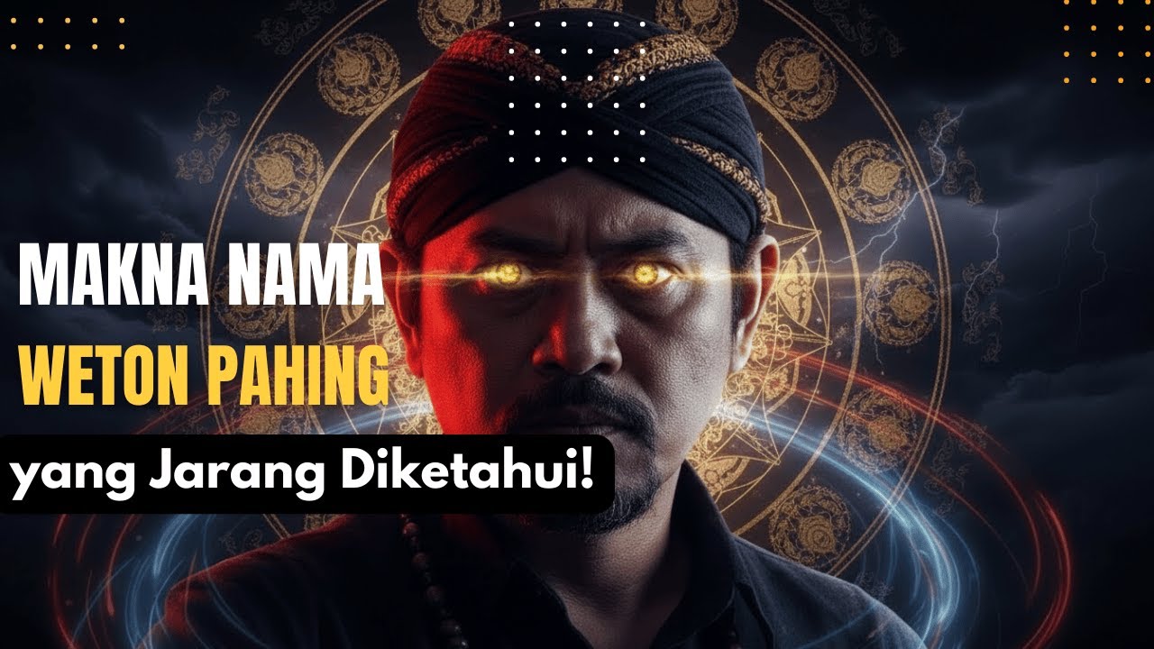 BONGKAR FAKTA MISTIS‼️ Arti Nama WETON PAHING Ternyata Sangat Berpengaruh!