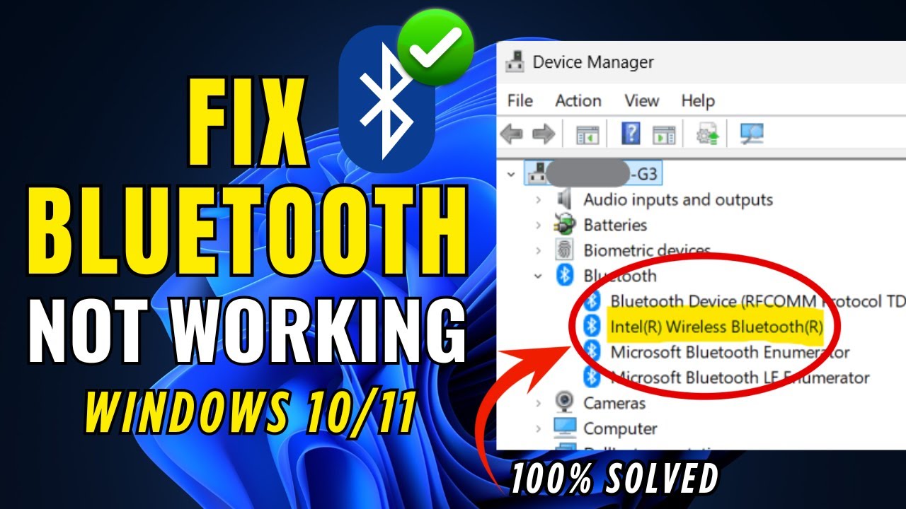 Bluetooth не работает или не определяется в Windows 10/11 | 100% решено