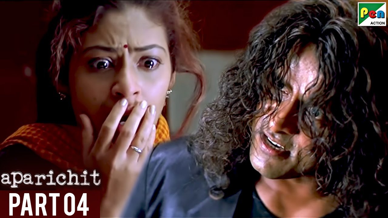 Aparichit | Vikram, Sadha, Vivek, Prakash Raj, Nassar | Hindi Dubbed Movie | Part 04