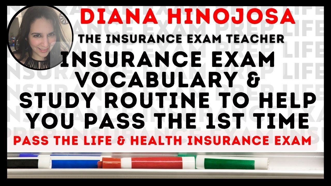 Insurance Exam Vocabulary and Study Tips! #insuranceexamprep #insuranceexamstudytip #insuranceexam