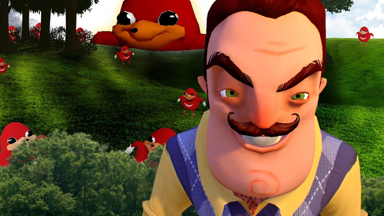 Gmod Scary HELLO NEIGHBOR Multiplayer Mod 3 - 4-PLAYER!
