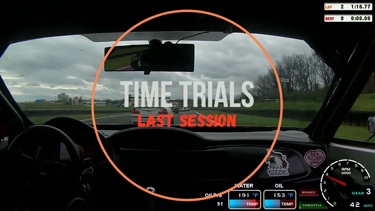 NASA Summit Point Spring Rumble - Time Trials fourth session (TT1) 1st place run