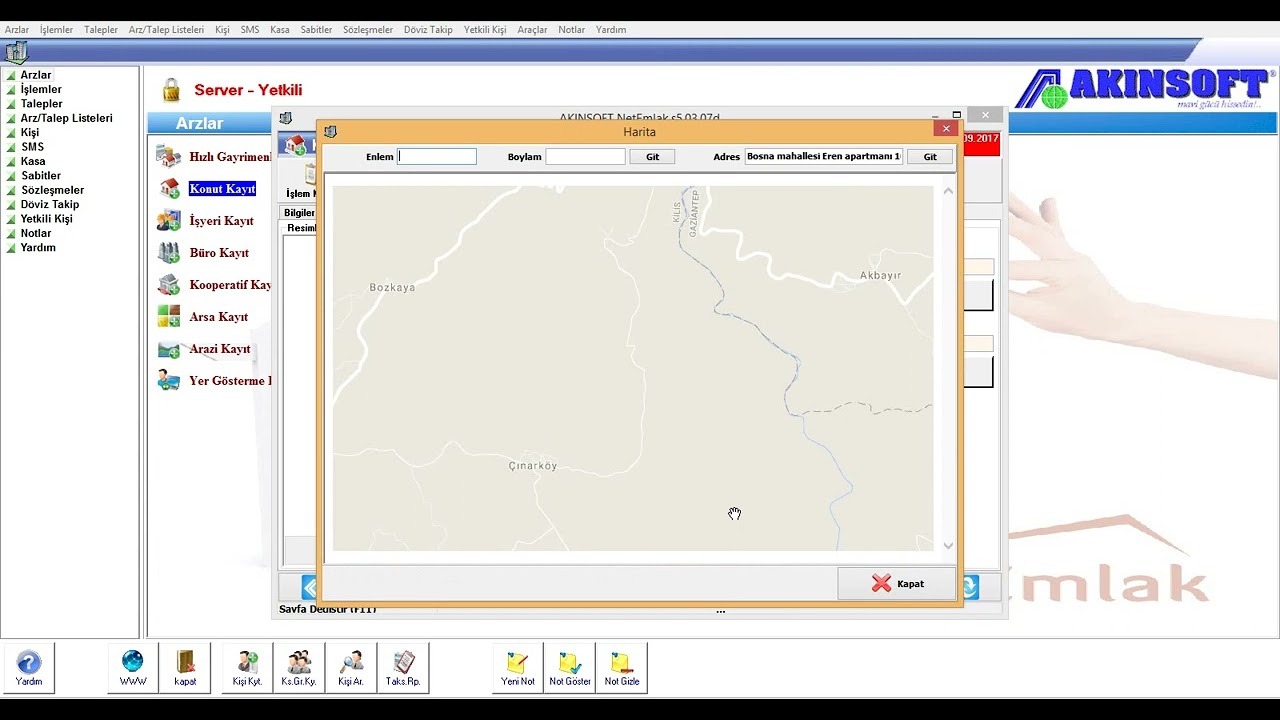AKINSOFT NetEmlak Programı Kullanımı