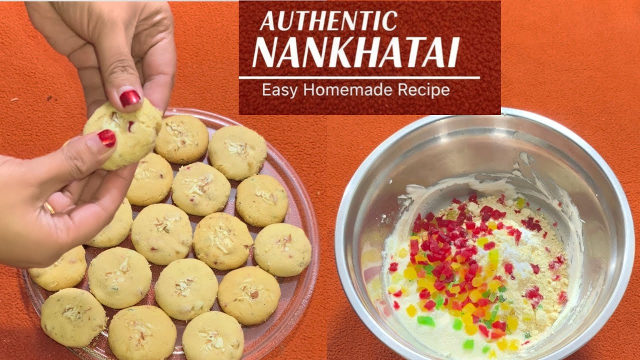 AUTHENTIC Nankhatai Recipe | Hygienic & Easy Homemade Sweets